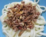 梅入りまぜまぜ肉うどん作り方7写真