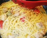 レストランの味☆鶏のバジルクリームパスタ作り方6写真