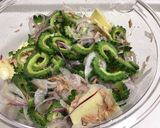 ☆ゴーヤ☆玉ねぎ☆健康サラダ作り方5写真