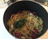 簡単！タコとトマトのペペロンチーノ作り方7写真