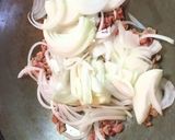 キャベツと豚ばら肉の甘酢蒸作り方3写真