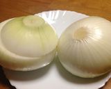 丸ごと玉ねぎの肉詰め作り方1写真
