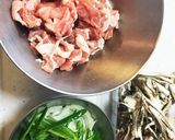 豚もも肉と舞茸のオイスターソース炒め☆作り方1写真