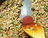 野菜たっぷりそぼろとふんわり卵の２色ご飯作り方5写真