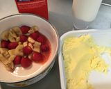 イチゴばななシェイク作り方1写真