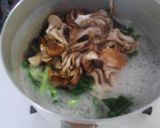 簡単副菜に！小松菜と舞茸 ひじきの白和え作り方4写真