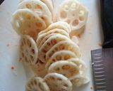 鶏ムネミンチでもおいしく れんこんつくね作り方1写真