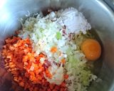 鶏ムネミンチでもおいしく れんこんつくね作り方2写真