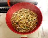 豚挽き肉ニラモヤシ玉スタミナ丼作り方6写真