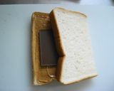 ピーナッツバター＆チョコのトーストサンド作り方2写真