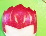 キャラ弁ジュウオウジャー☆りんごイーグル作り方4写真