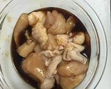 鶏肉の甘辛ニンニク和え作り方2写真