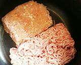 ほうれん草とひき肉と豆腐煮♥️☆*。作り方3写真
