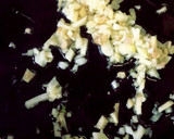 ひき肉と豆腐のうま煮☆青梗菜リース作り方4写真