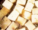 ひき肉と豆腐のうま煮☆青梗菜リース作り方6写真