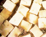 ひき肉と豆腐のうま煮☆青梗菜リース作り方6写真