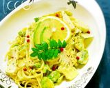アボカドのペペロンレモンクリームパスタ♪作り方8写真