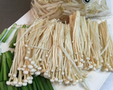 もやしとえのきとニラのごま油和え作り方1写真