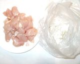 鶏ムネ肉とじゃが芋ズッキーニの簡単揚げ煮作り方2写真