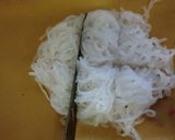 ごぼうと糸こん炒り 息子のダイエット食作り方1写真