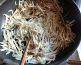 ごぼうと糸こん炒り　息子のダイエット食作り方5写真