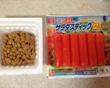 納豆&カニカマ作り方1写真