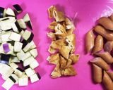 なすのポン酢炒め作り方1写真