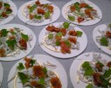 梅干・しらす・餃子の皮で、お手軽和風ピザ作り方1写真