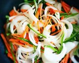 簡単☆常備野菜でカレーきんぴら作り方2写真