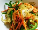 簡単☆常備野菜でカレーきんぴら作り方4写真