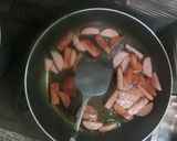 春野菜とサーモンのイチゴドレッシング和え作り方2写真