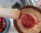 春野菜とサーモンのイチゴドレッシング和え作り方12写真