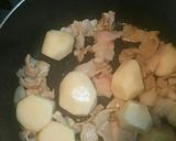 里芋と豚バラの味噌煮作り方2写真