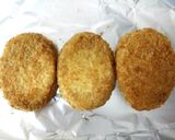 残ったコロッケで卵とじ丼作り方1写真