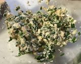 ニラと豆腐のオムレツ作り方2写真