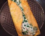 ニラと豆腐のオムレツ作り方5写真