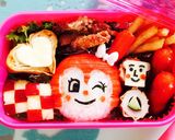 弁当キャラ弁▷りんご皮むき飾り切り作り方12写真