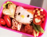弁当キャラ弁▷りんご皮むき飾り切り作り方14写真