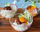 じゃじゃ麺風*ホシサン肉味噌そうめん作り方4写真