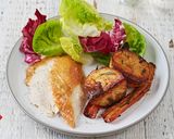 ポテトとにんじんを添えたローストチキン作り方18写真