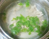 犬ご飯　せせりとワカメのスープ作り方2写真