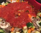 野菜たっぷり！トマト缶でドライカレー☆作り方4写真