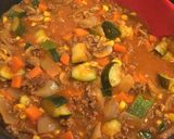 野菜たっぷり！トマト缶でドライカレー☆作り方5写真