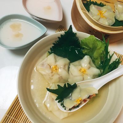 甘酸っぱいスイーツ♡梅干しの種の杏仁豆腐 by mew⁂mam 【クックパッド