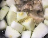 冬瓜と鶏肉の中華風食べるスープ作り方4写真