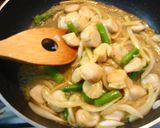 クリームパスタ☆ほんのりカレー風味作り方3写真