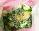 ☆簡単☆ブロッコリーのごま塩昆布和え作り方3写真