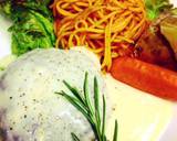 ラム肉の行者ニンニク入りチーズハンバーグ作り方16写真