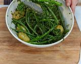 サーモンと、野菜のペストがけ作り方17写真