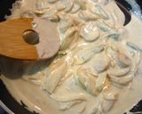 クリームパスタ☆ほんのりカレー風味作り方4写真